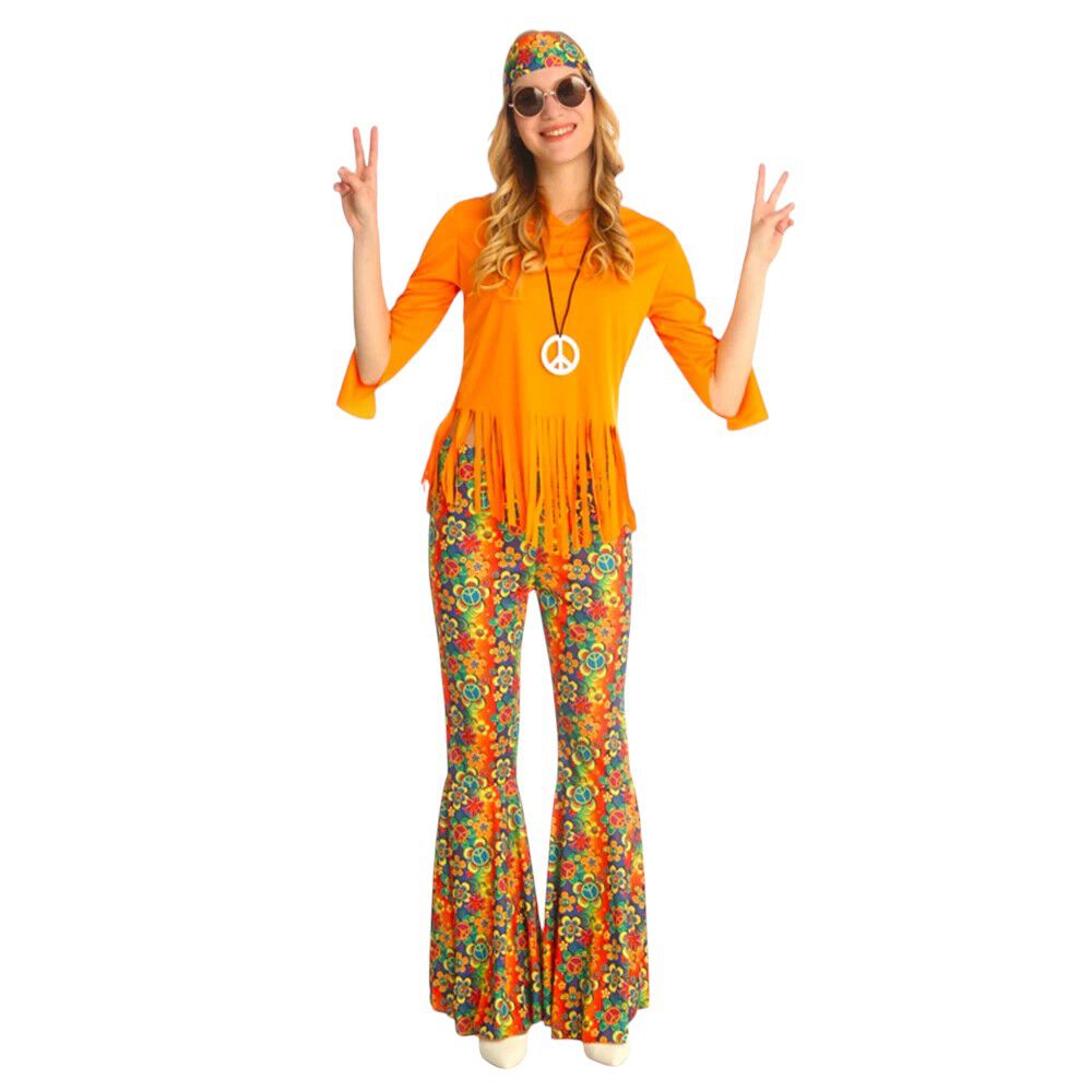 Disfraz Cosplay Hippie Retro Clasico image number 1.0