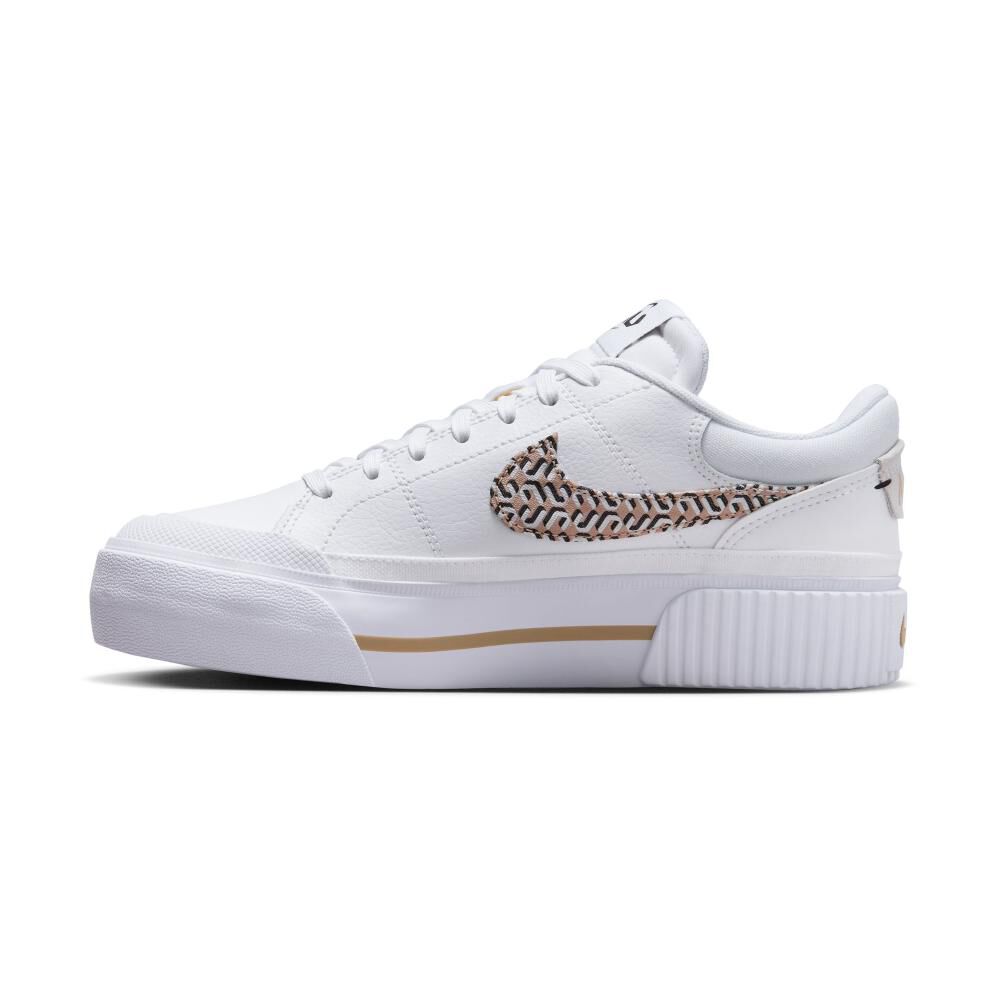 Zapatilla Urbana Mujer Nike Court Legacy Lift Blanco image number 3.0