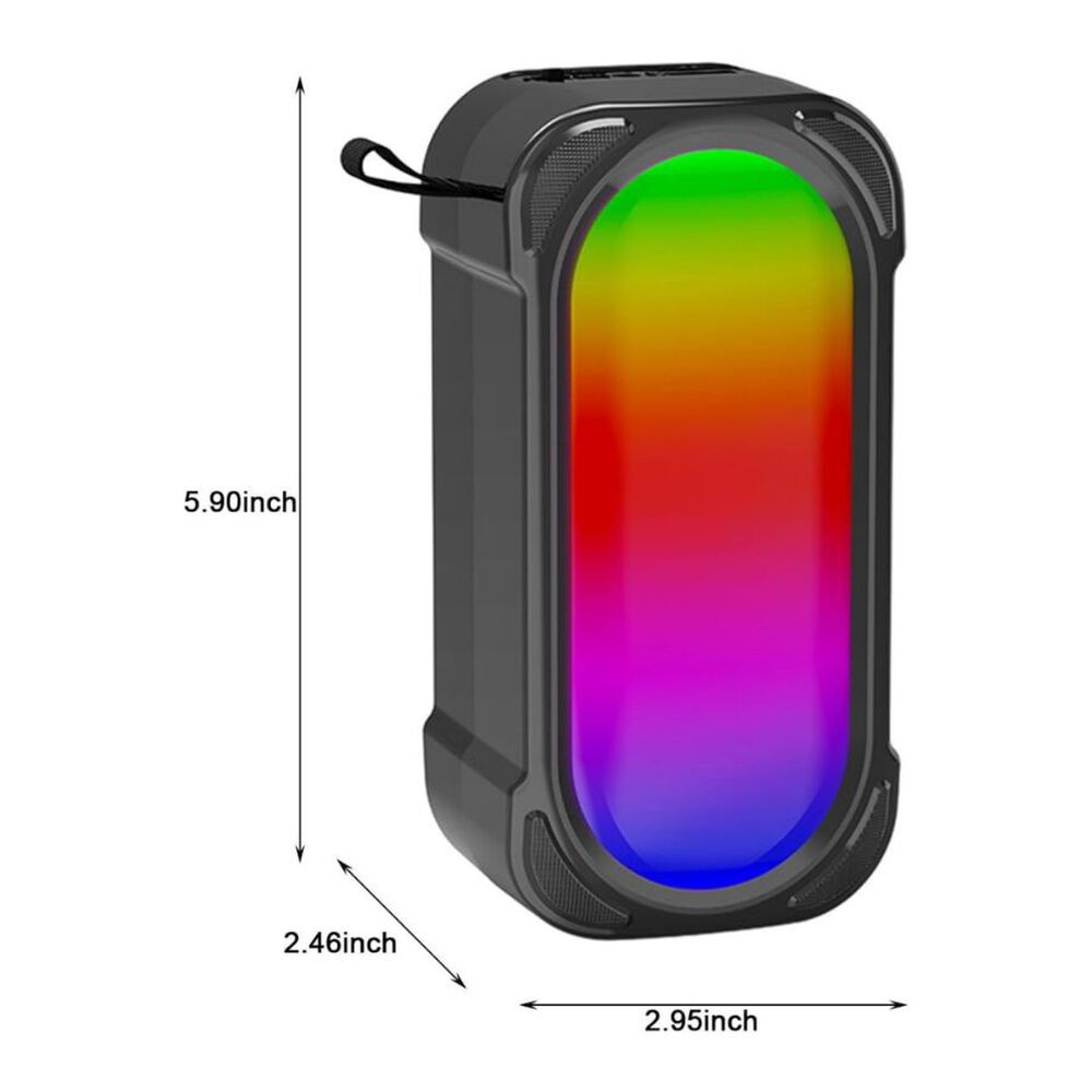Mini Parlante Portátil 5w Luz Rgb Mk-102 Speaker image number 2.0
