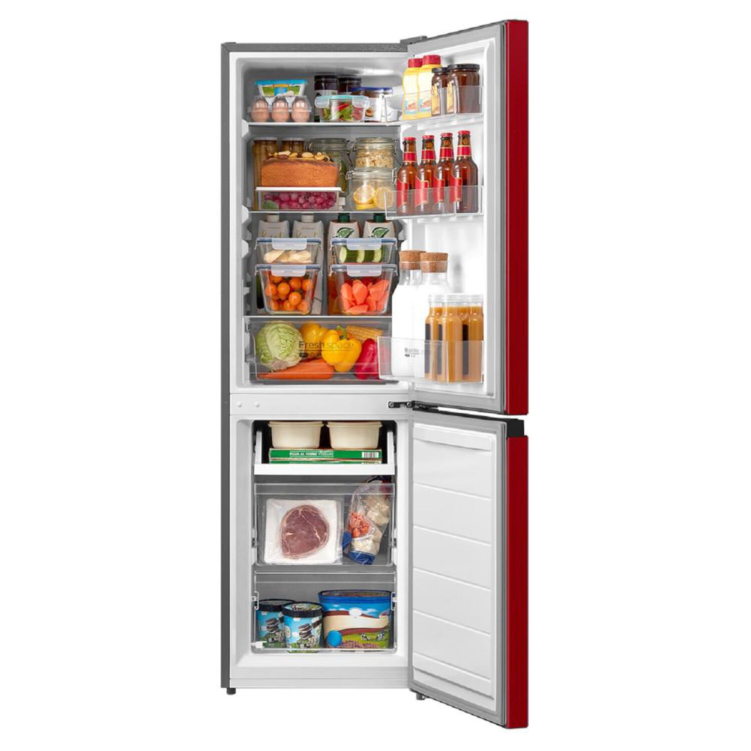 Refrigerador Bottom Freezer Midea MDRB241FGE13M / Fr&iacute;o Directo / 174 Litros / E image number 6.0