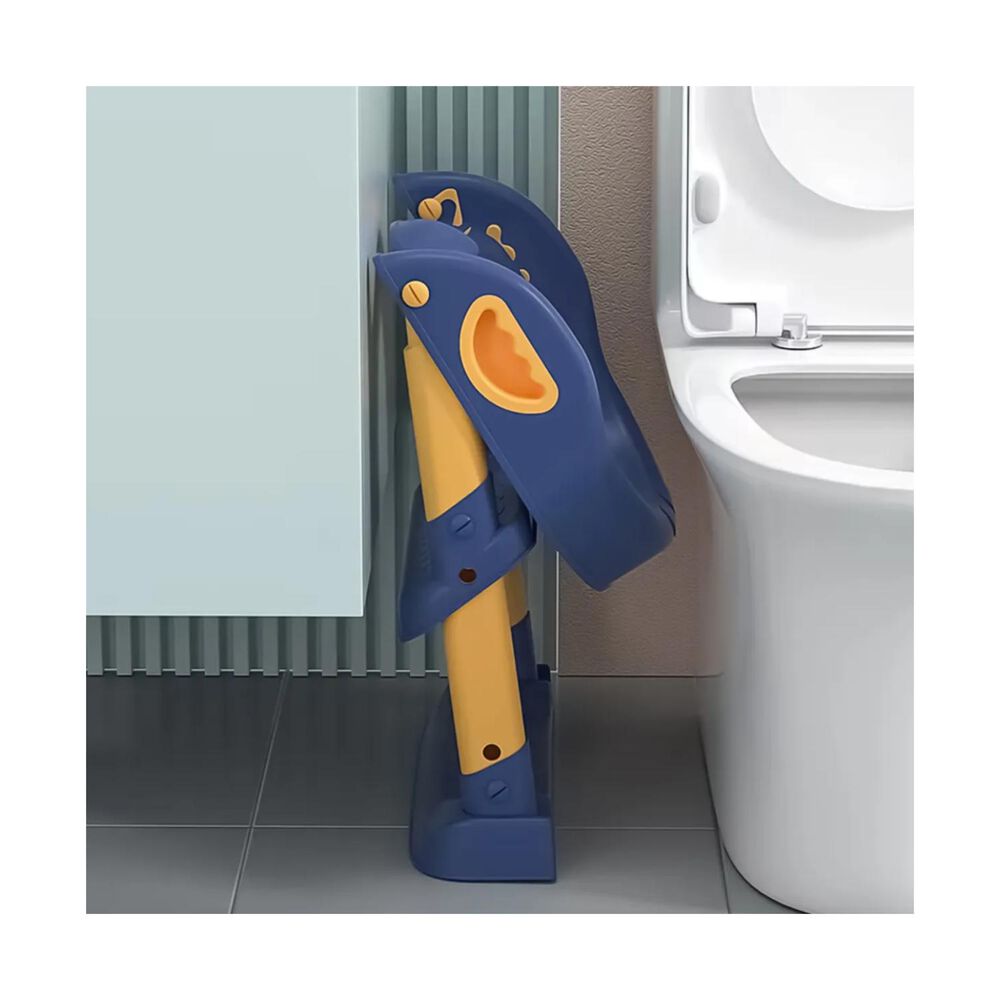 Escalera Asiento Pelela Entrenador Infantil Plegable Azul image number 2.0