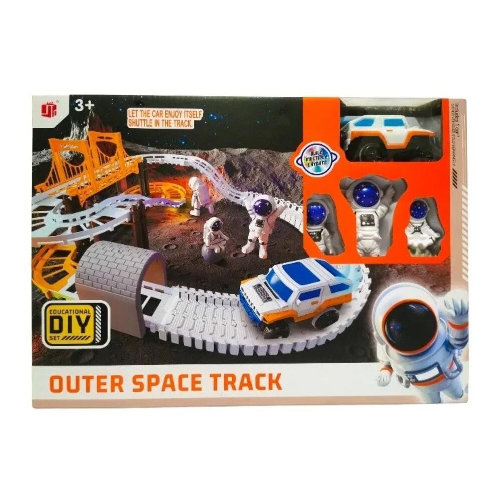 Juguete Pista De Autos Astronautas 39 Piezas Infantil image number 4.0