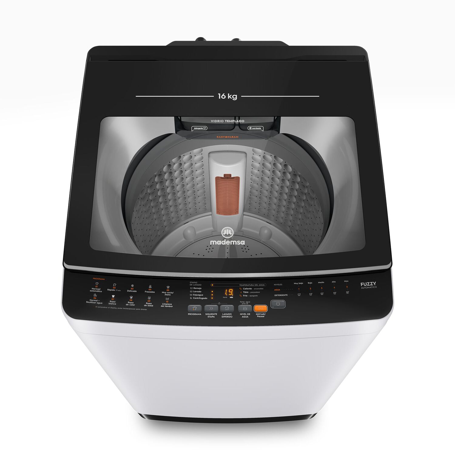 Lavadora Autom&aacute;tica 16kg Carga Superior Mdwmt16w Blanca image number 0.0