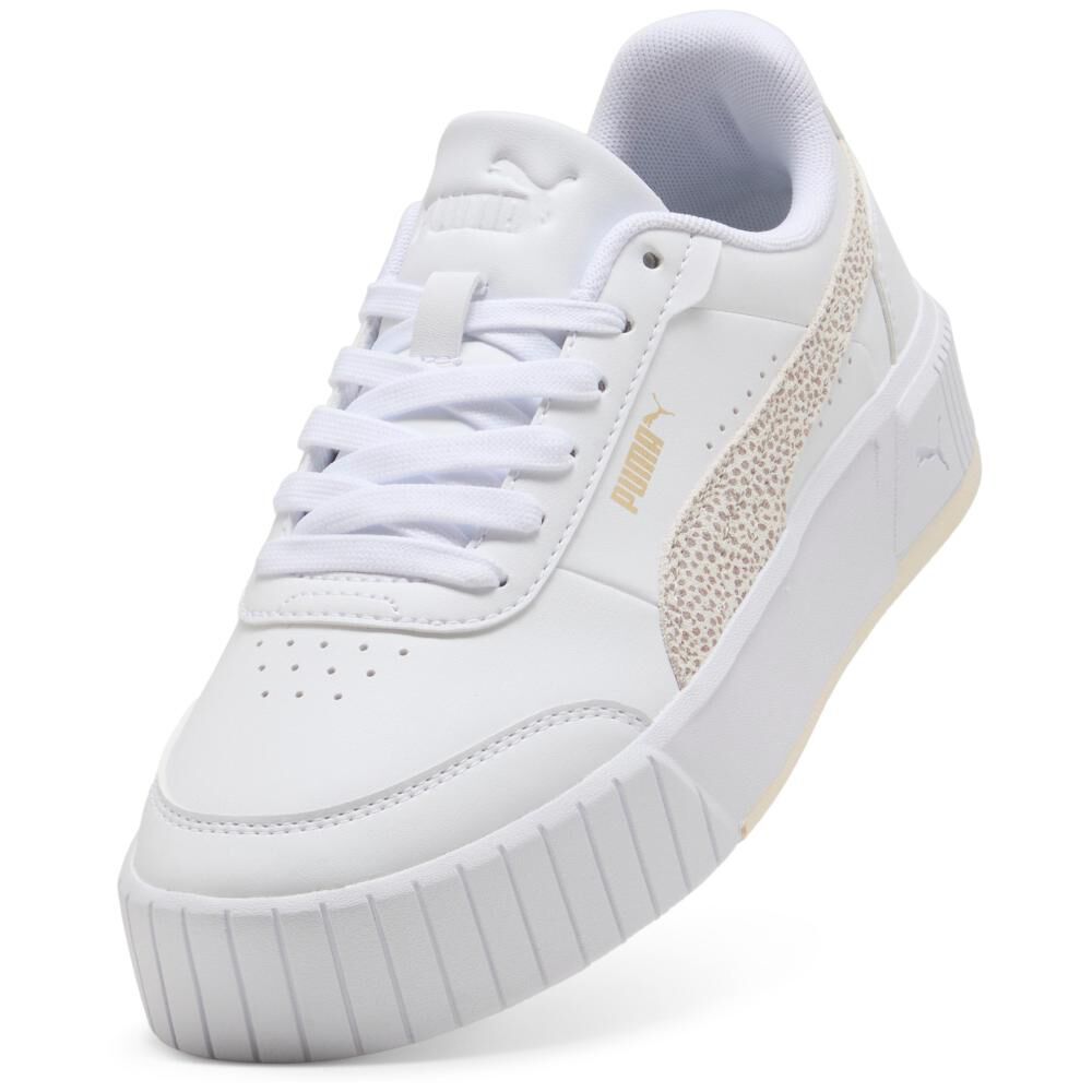 Zapatilla Urbana Mujer Puma Carina Mia Topcat White-frosted Ivory image number 4.0