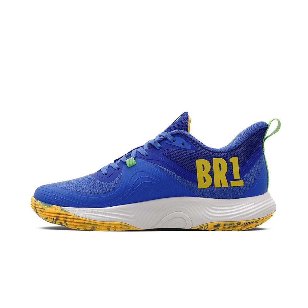 Zapatilla Voleibol Mujer Quadra Br1 Azul/amarillo image number 2.0