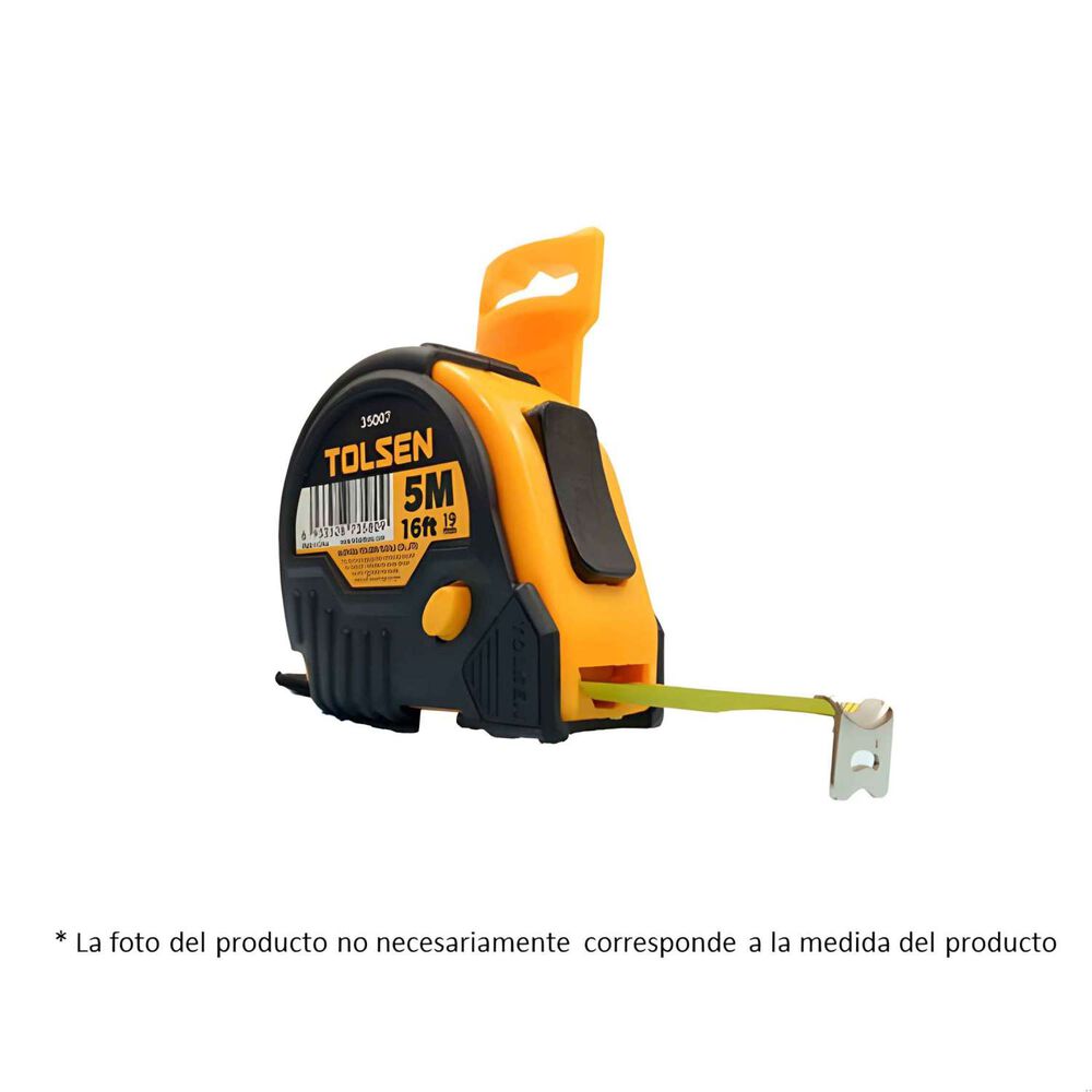 Huincha De Medir Grip 5mts - Tolsen image number 0.0