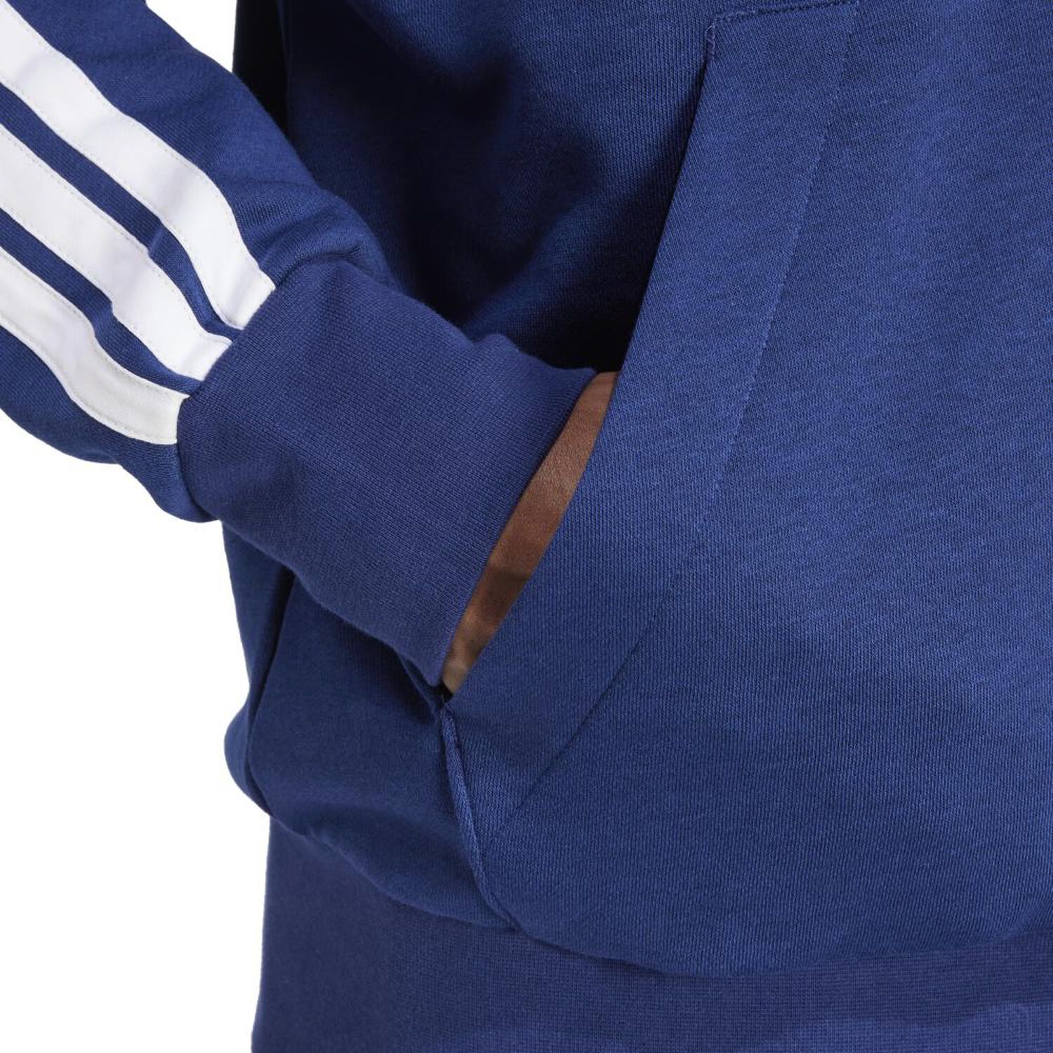 Poler&oacute;n Con Capucha Hombre Essentials Fleece 3 Tiras Adidas image number 5.0