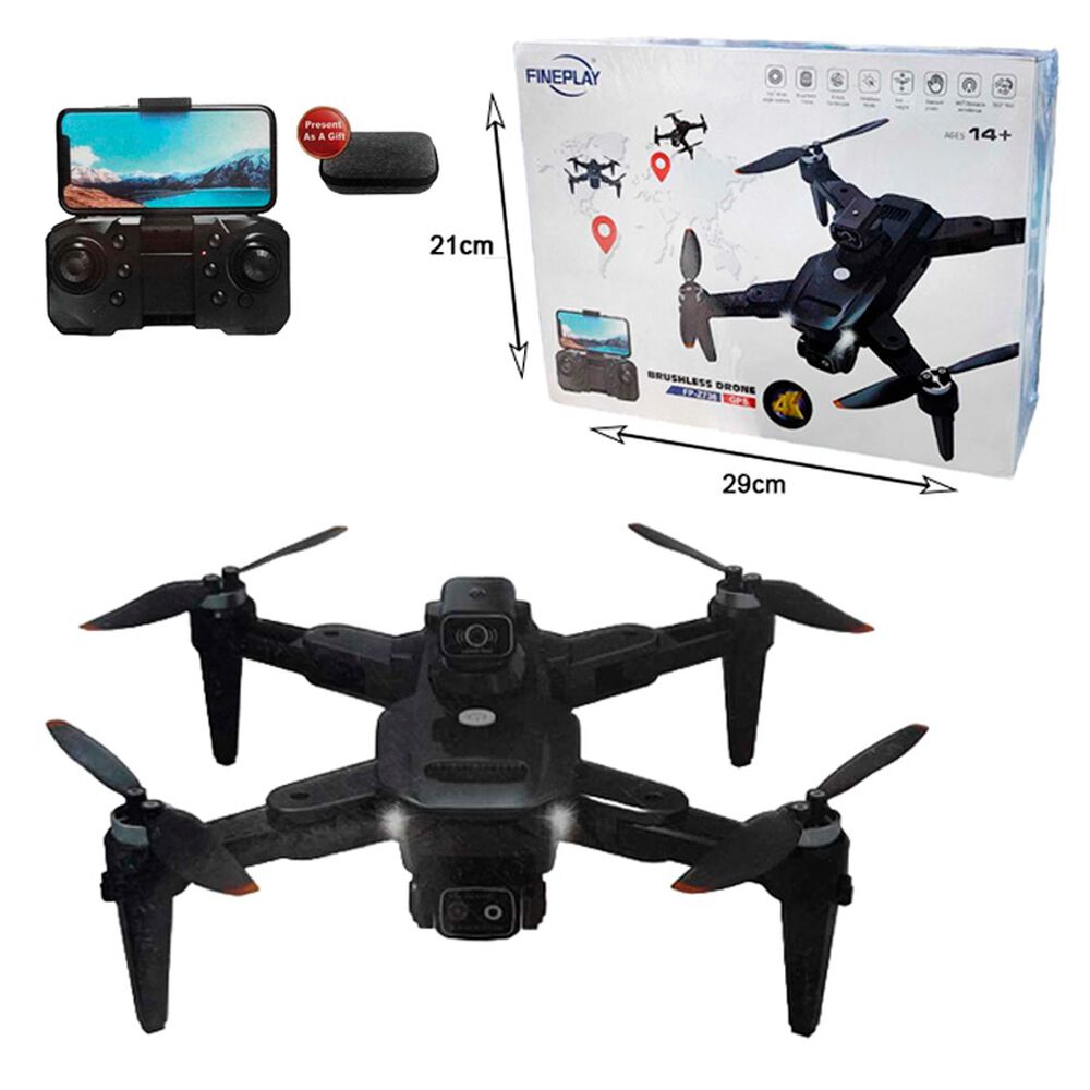Dron Con C&aacute;mara 4k Y Control Remoto 5g Gps image number 2.0