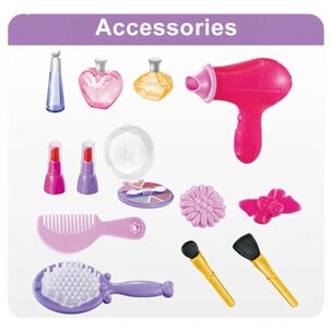 Juguete Carrito Tocador De Belleza 2 En 1 Para Ni&ntilde;as