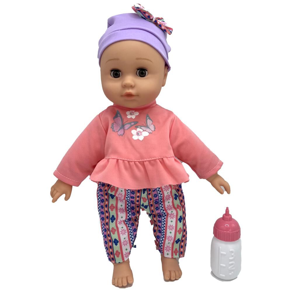 Muñeca Baby Doll Bostecitos Cuerpo Blando 12" Llorón Ass image number 11.0