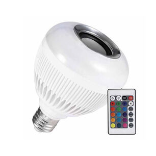 Ampolleta Led Con Parlante Bluetooth 3w Soquete Verde - Ps
