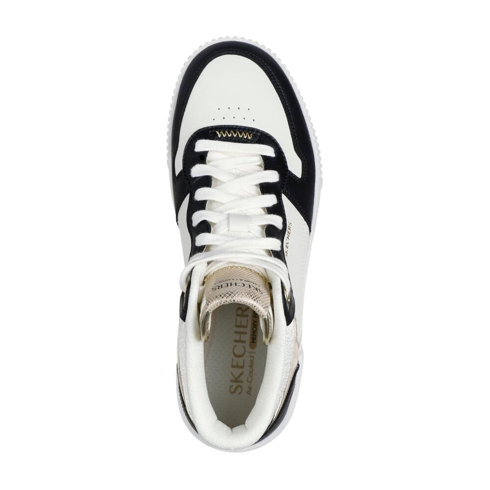 Zapatilla Urbana Mujer Skechers Jade-bit Of Glamour Beige/negro image number 4.0