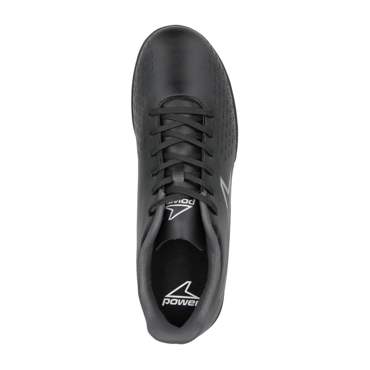 Zapatilla F&uacute;tbol Hombre Power Punt Thunder Negro image number 4.0