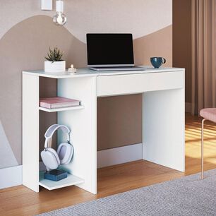 Escritorio Vekkahome Pixel Blanco 1c / 1 Caj&oacute;n