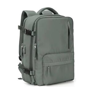 Mochila De Senderismo Impermeable De Viaje Grande Con Interf Verde Oscuro