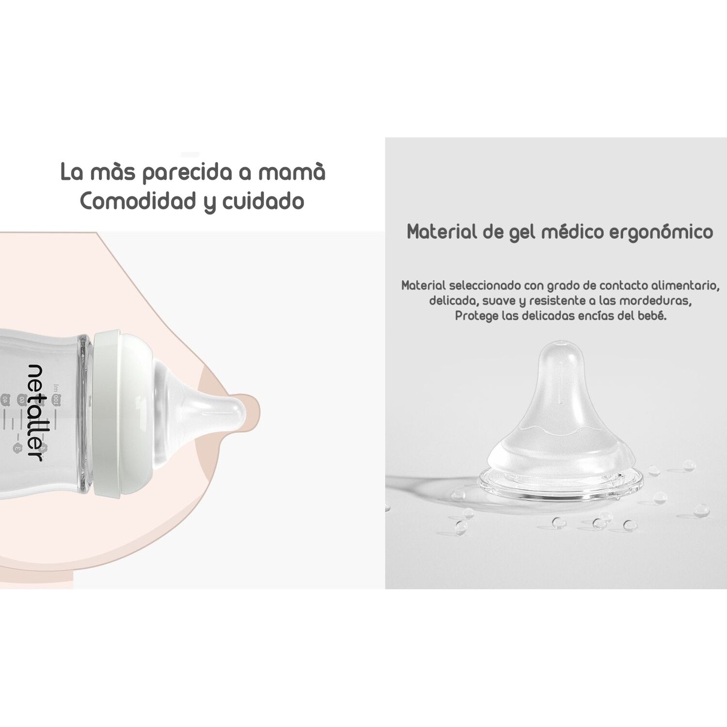 Set 2 Mamaderas Con Protectores 3 Chupetes Caja Lubabycas image number 13.0