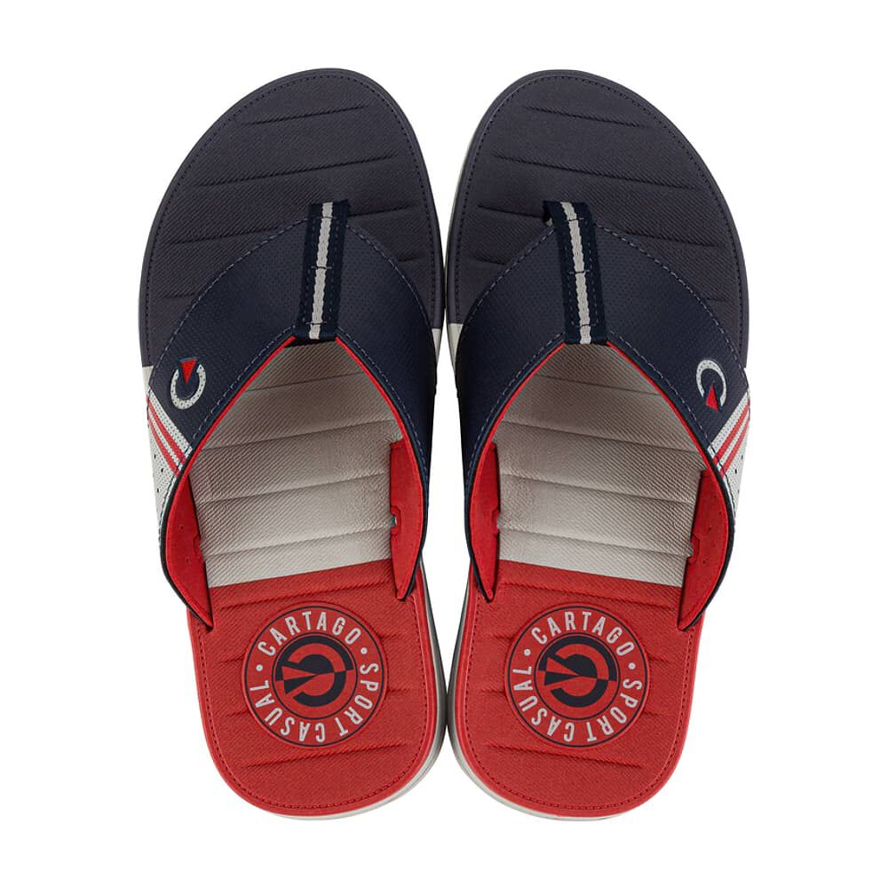 Sandalia Hombre Azul/rojo Sevilla Cartago image number 0.0