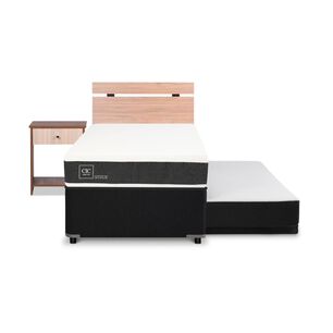 Divan Cic Ortopedic / 1.5 Plazas / Base Normal + Set De Maderas