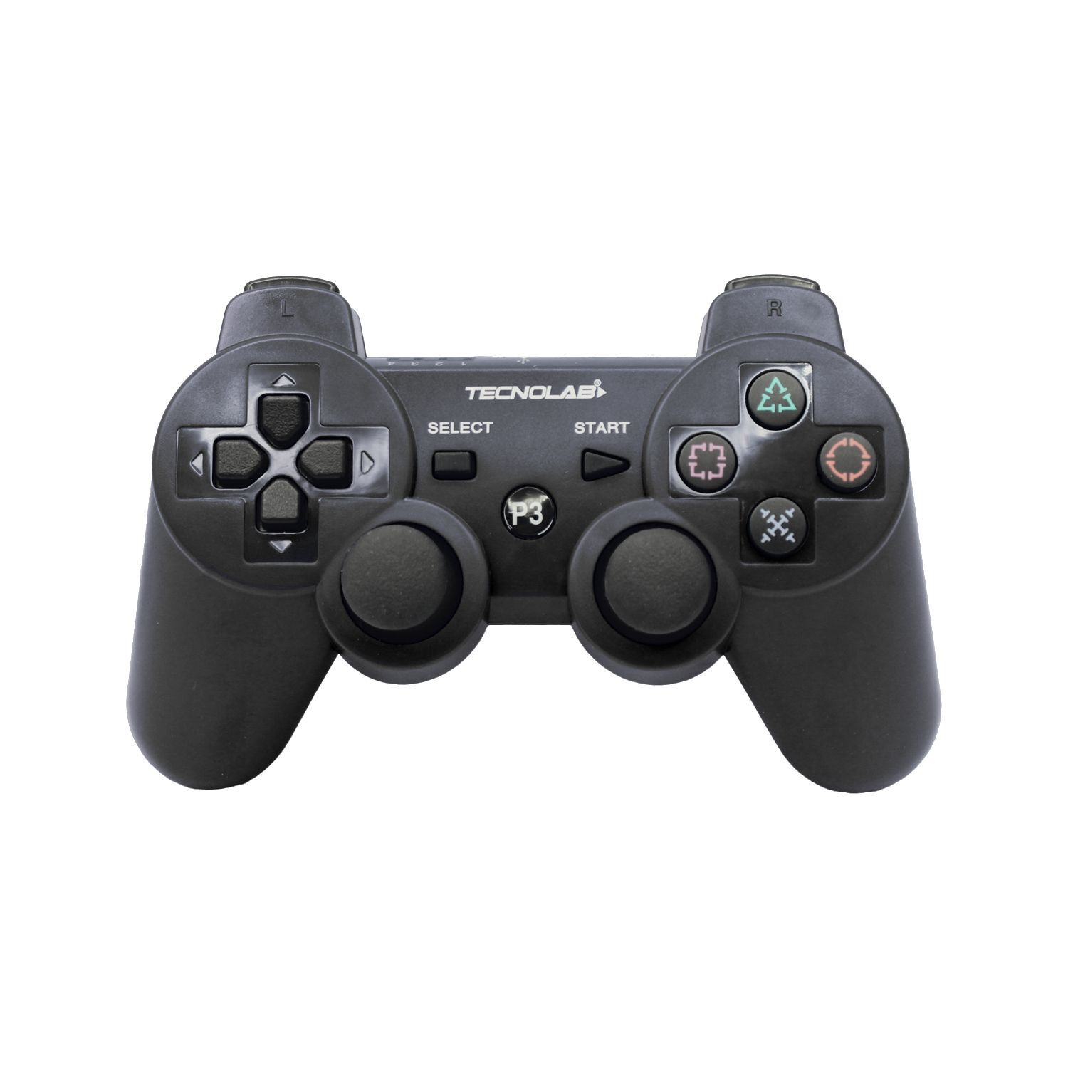 Joystick Compatible Ps3 Con Bluetooth Y Vibraci&oacute;n Negro - Ps image number 0.0