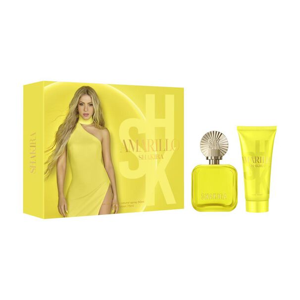Shakira Mujer Estuche Amarillo Shakira Loci&oacute;n Corporal 75 Ml + Eau De Parfum 50 Ml