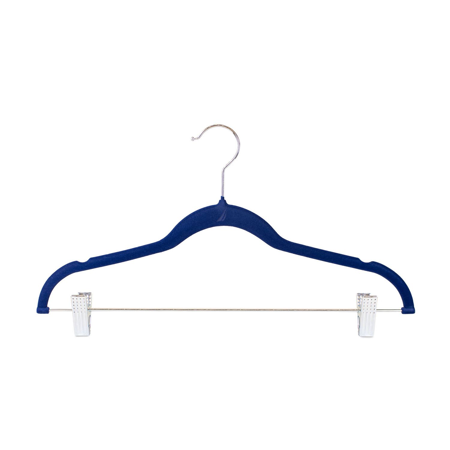 Colgadores De Ropa Con Clip Pack 6 Azul Antideslizantes Nautica Home image number 1.0