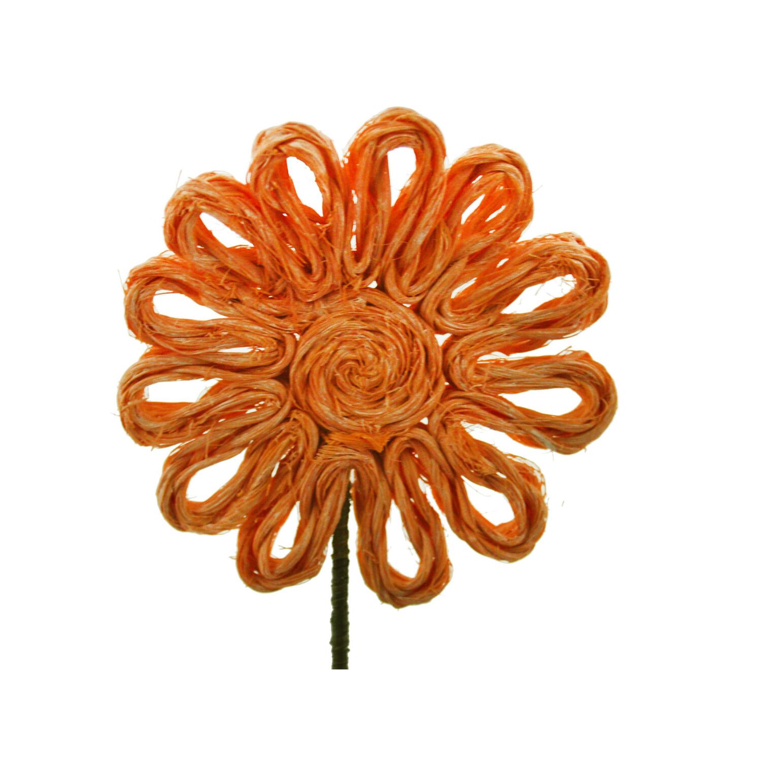 Flor Yute Naranja 30 Cm Pack 6 Un. image number 0.0