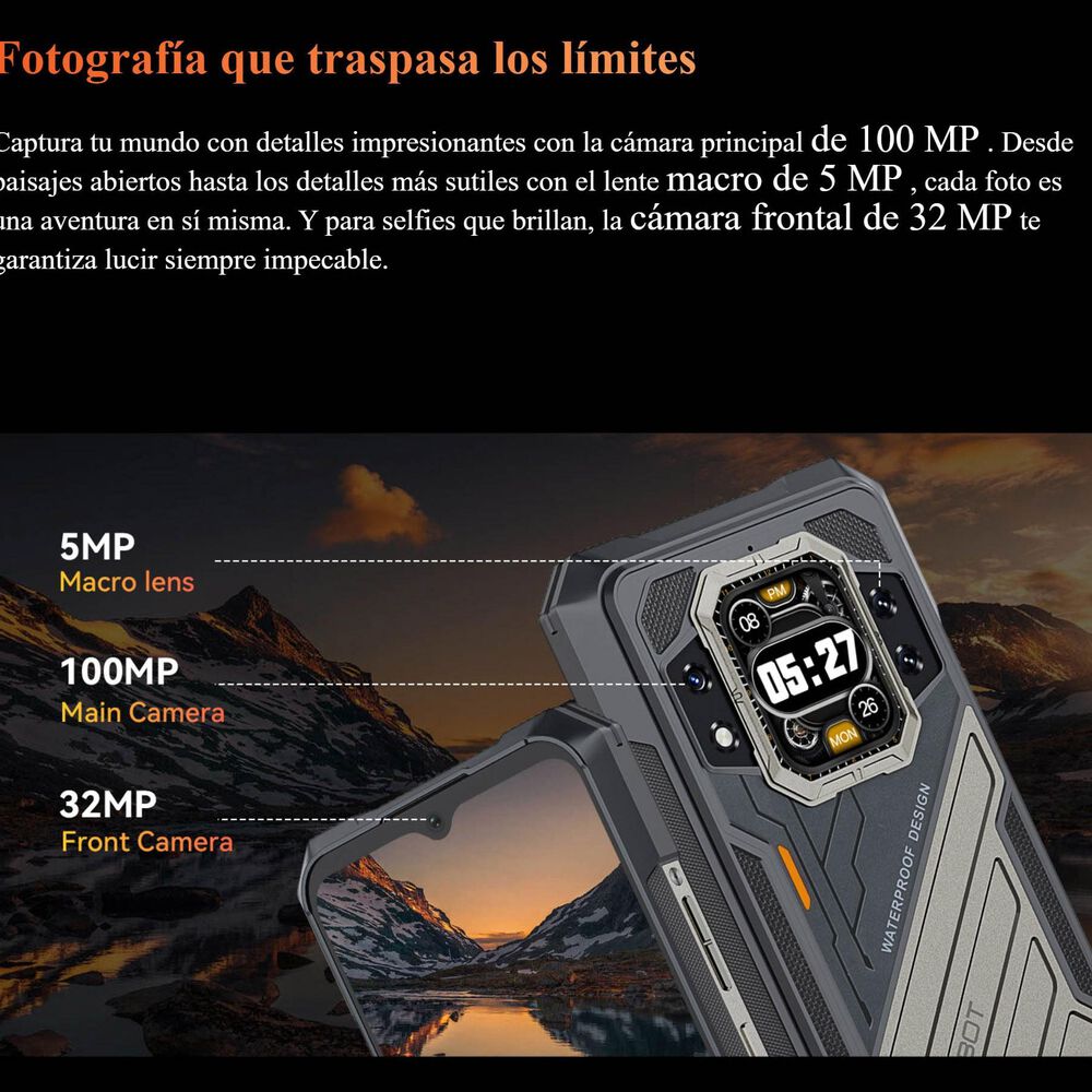 Cubot Kingkong X Pro: Ram 24gb, Resistente 5g Cámara 100 Mp image number 6.0