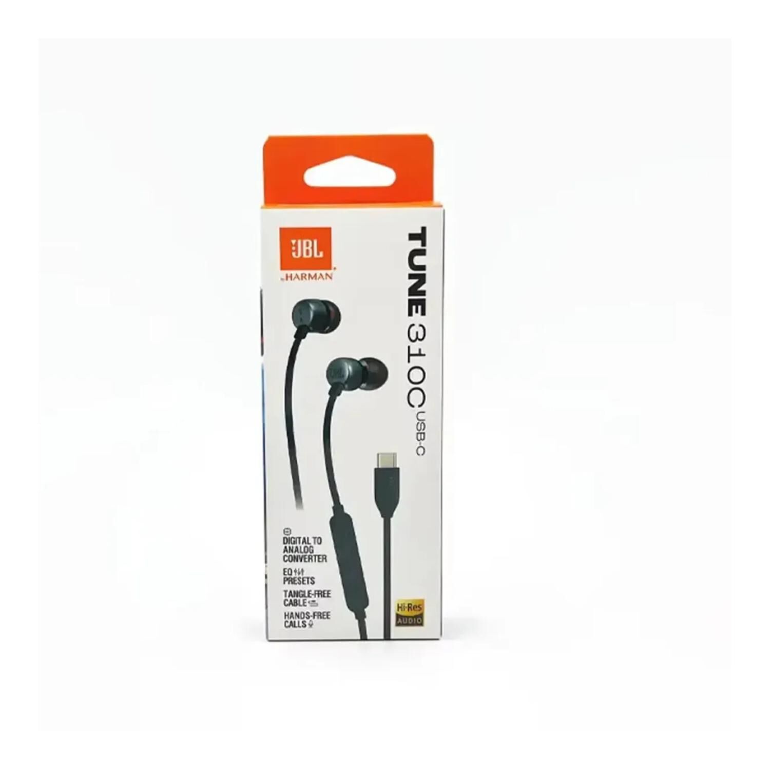 Audifonos Alambrico Usb C Manos Libres Negro Tune 310c Jbl image number 2.0