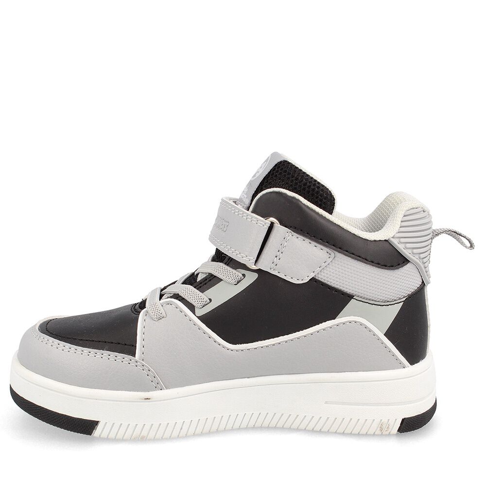 Zapatilla Ni&ntilde;o Bubblegummers Arnie Negro - Gris 30-33 image number 4.0