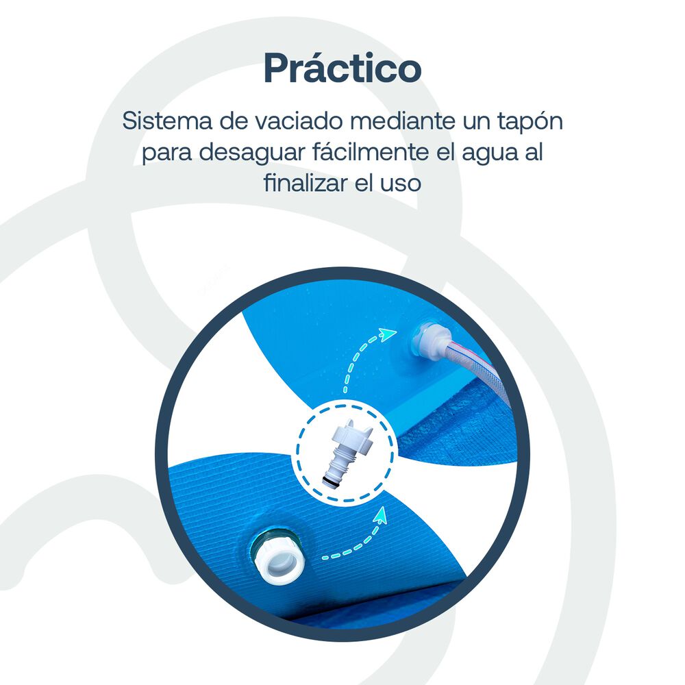 Piscina Estructural Con Bomba Y Cobertor 360x76cm Besplash image number 3.0