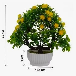 Planta Bonsái Camelia De Espuma Artificial Macetero 25cm