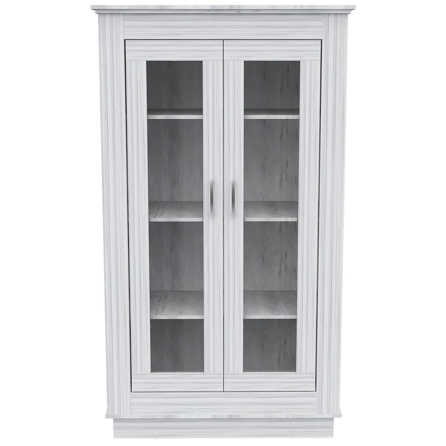 Vitrina 2 Puertas 3 Estantes Fm-005b Blanco image number 2.0