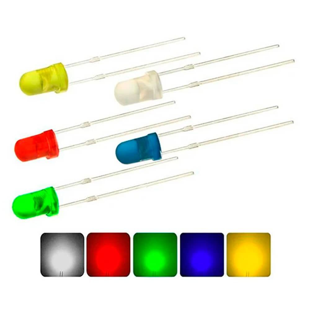 Kit 50 Diodos Leds De 5mm Ultrabrillantes image number 0.0