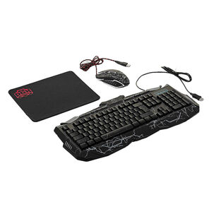 Kit Teclado + Mouse Y Mouse Pad Gamer Angel Of Death - Ps