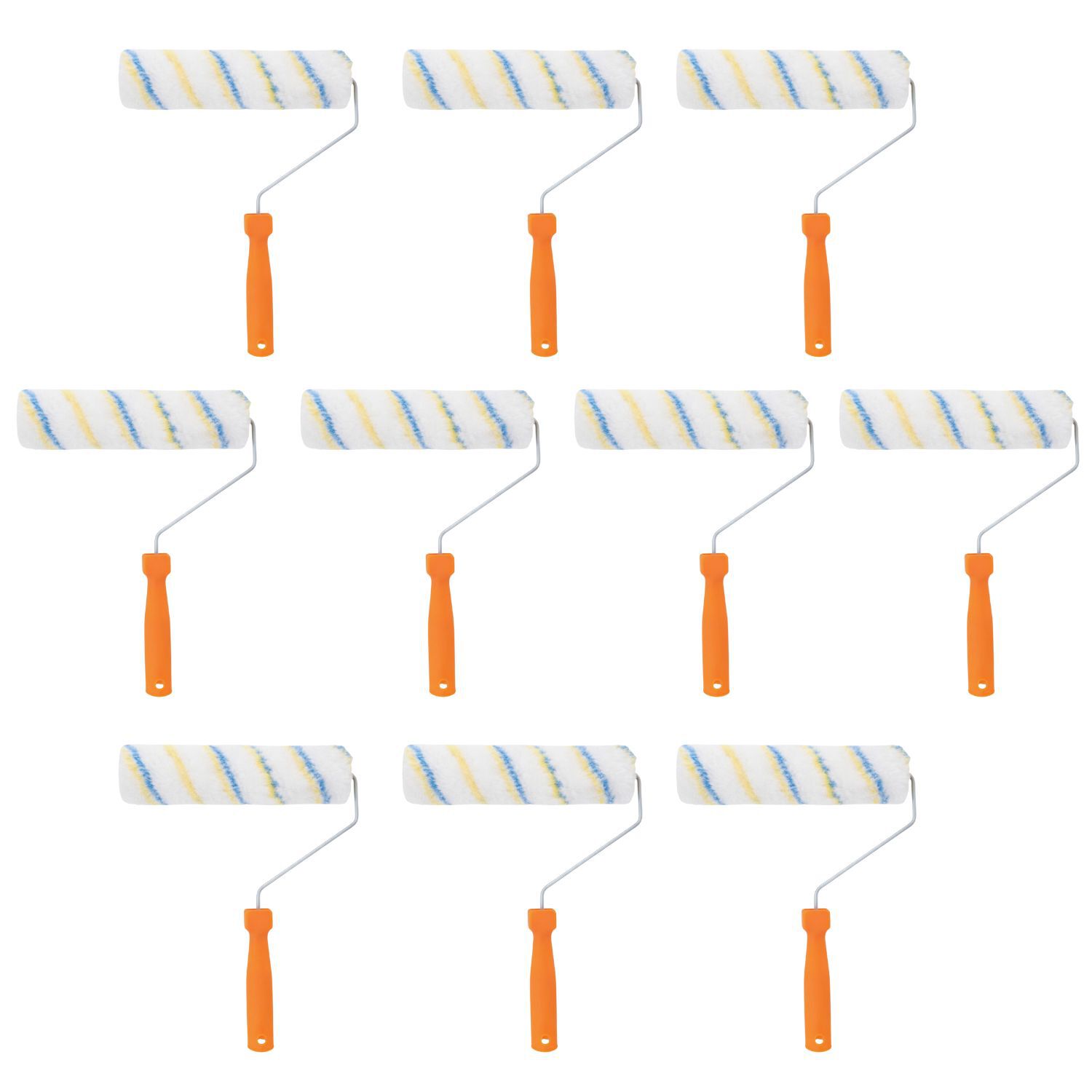 Set 10 Rodillos Chiporro Mango Plastico 26x35cm Para Pintar image number 4.0