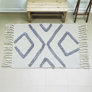 Bajada De Cama Bordada Kilim De Estilo Etnico 60x90cm Md72