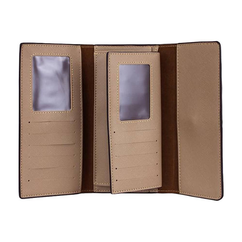 Billetera Mujer N&aacute;poles Taupe Carven image number 2.0