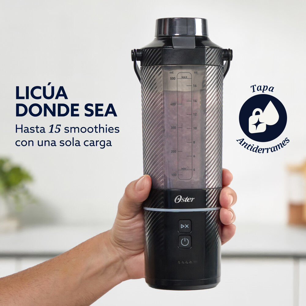 Licuadora Oster Portátil 590 Ml Recargable Negro Blstgfpb20 image number 1.0