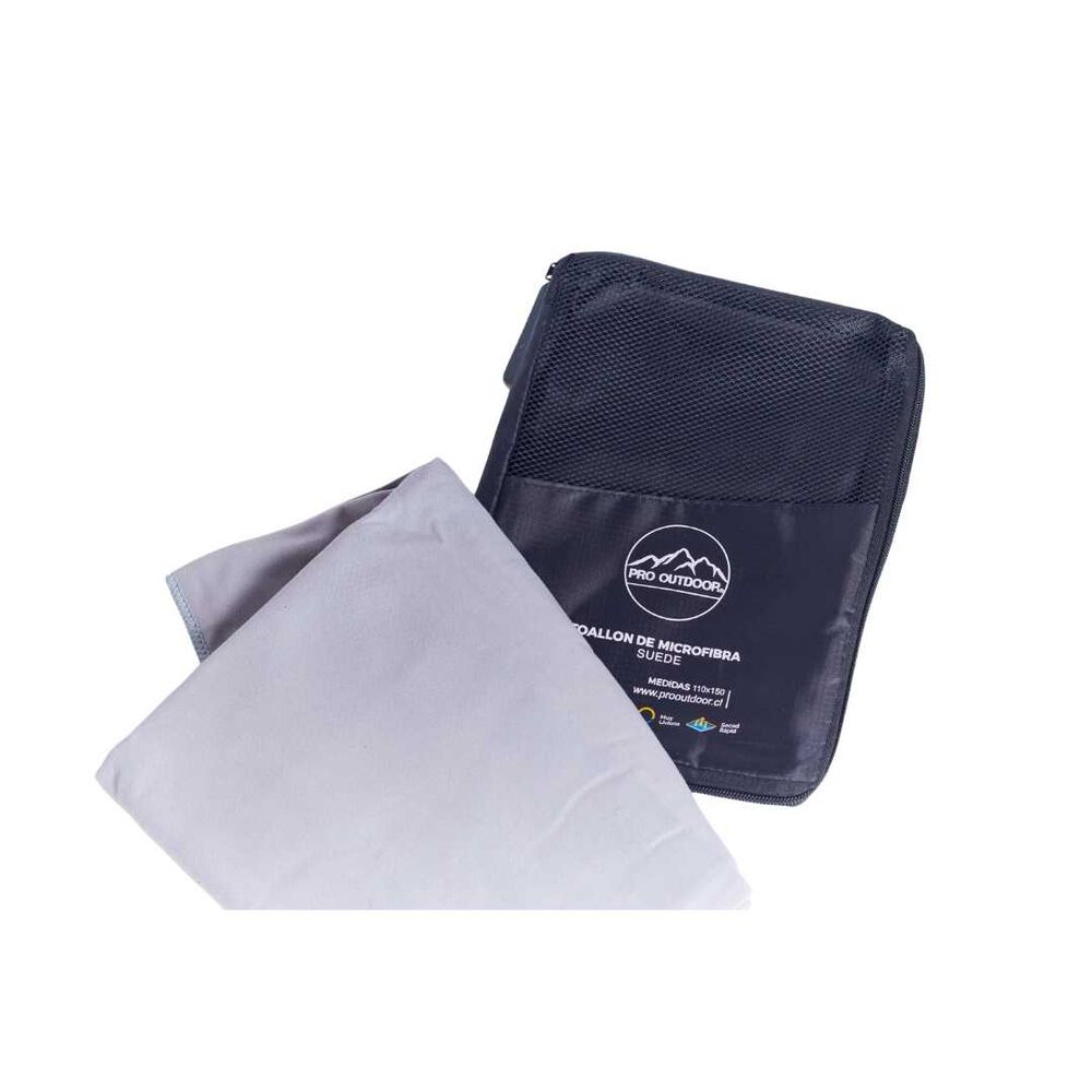 Toalla Microfibra Xl Gris Pro Outdoor image number 3.0