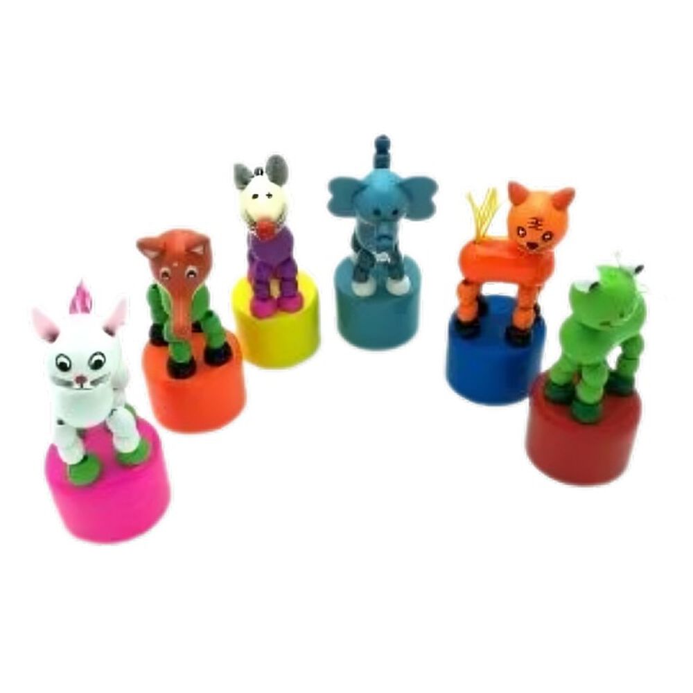 Set 2 Desvanecedor Animal Juguete De Madera Colores image number 0.0