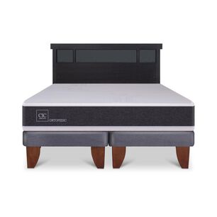 Cama Europea Cic Ortopedic / King / Base Dividida + Respaldo