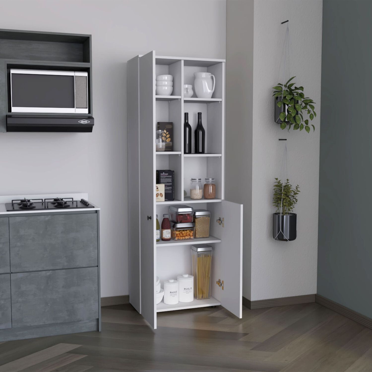 Isla De Cocina 2 Puertas Fm-010b Blanco image number 5.0
