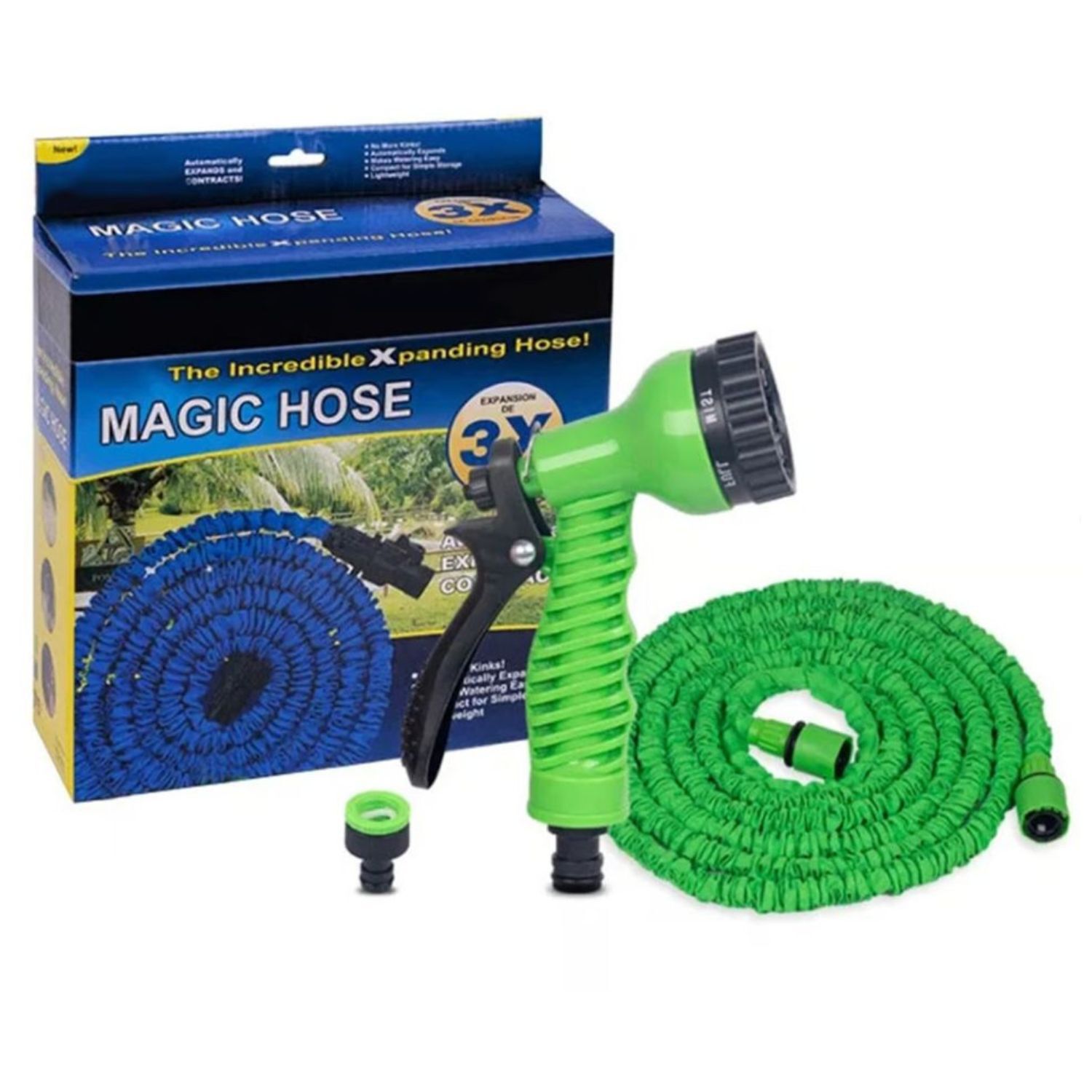 Manguera Retractil Expandible 22.5 Mts Riego Jardin image number 3.0