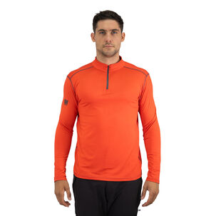 Polera Dry Fit Hw Spx Manga Larga Hombre Orange