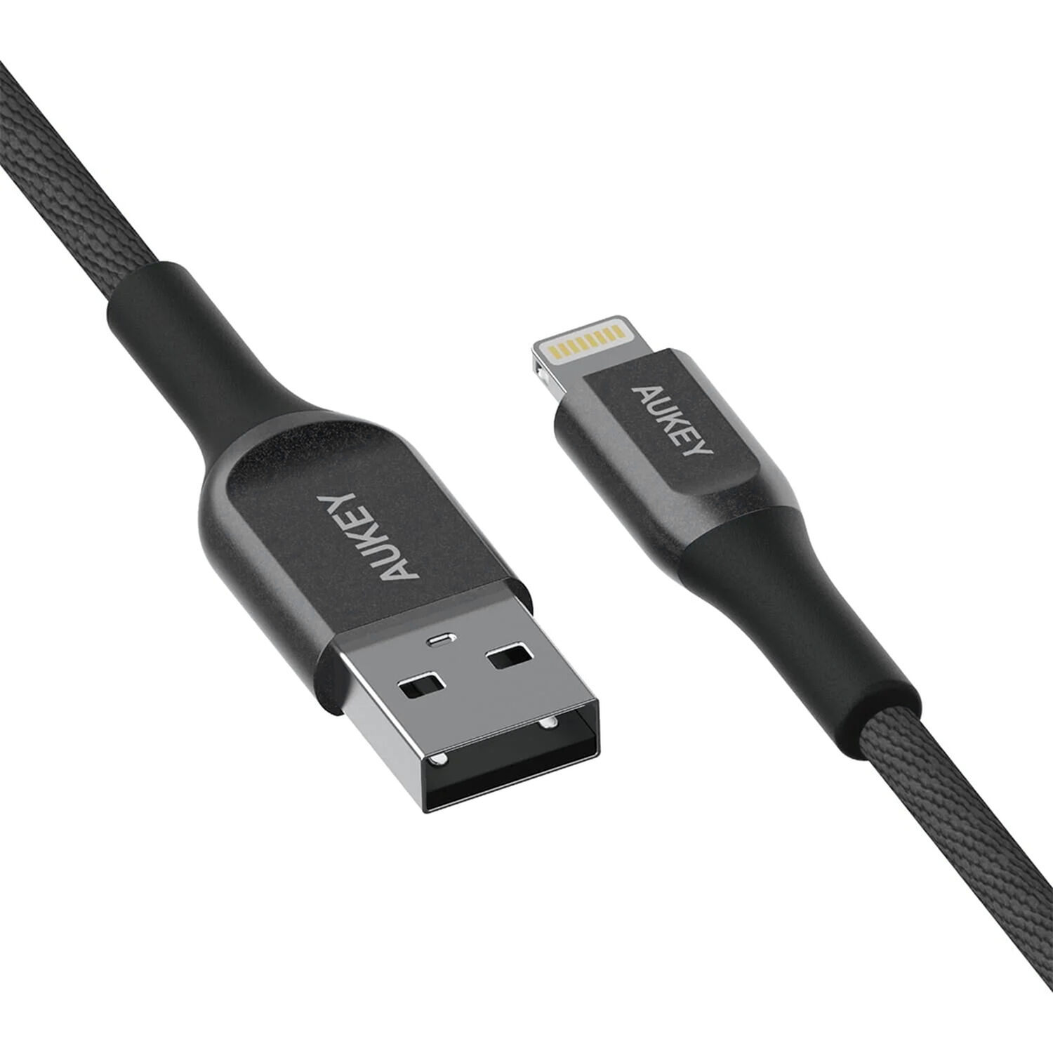 Aukey Cable Kevlar Usb-a A Lightning 2m Negro image number 1.0