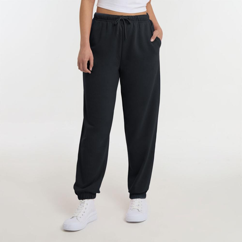 Pantalón De Buzo Tiro Medio Jogger Mujer Freedom image number 0.0