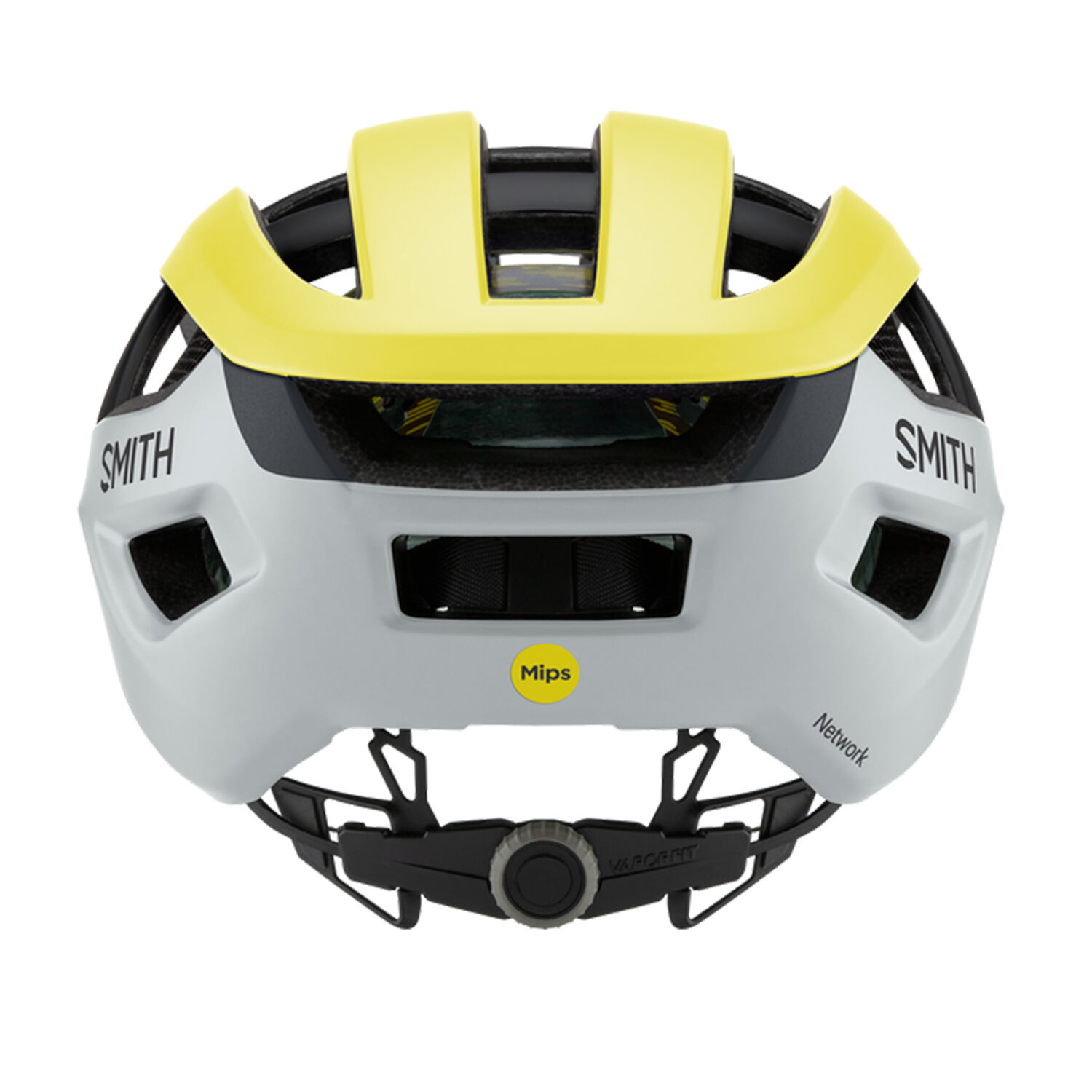 Casco Smith Network Mips Matte Neon Amarillo M image number 2.0