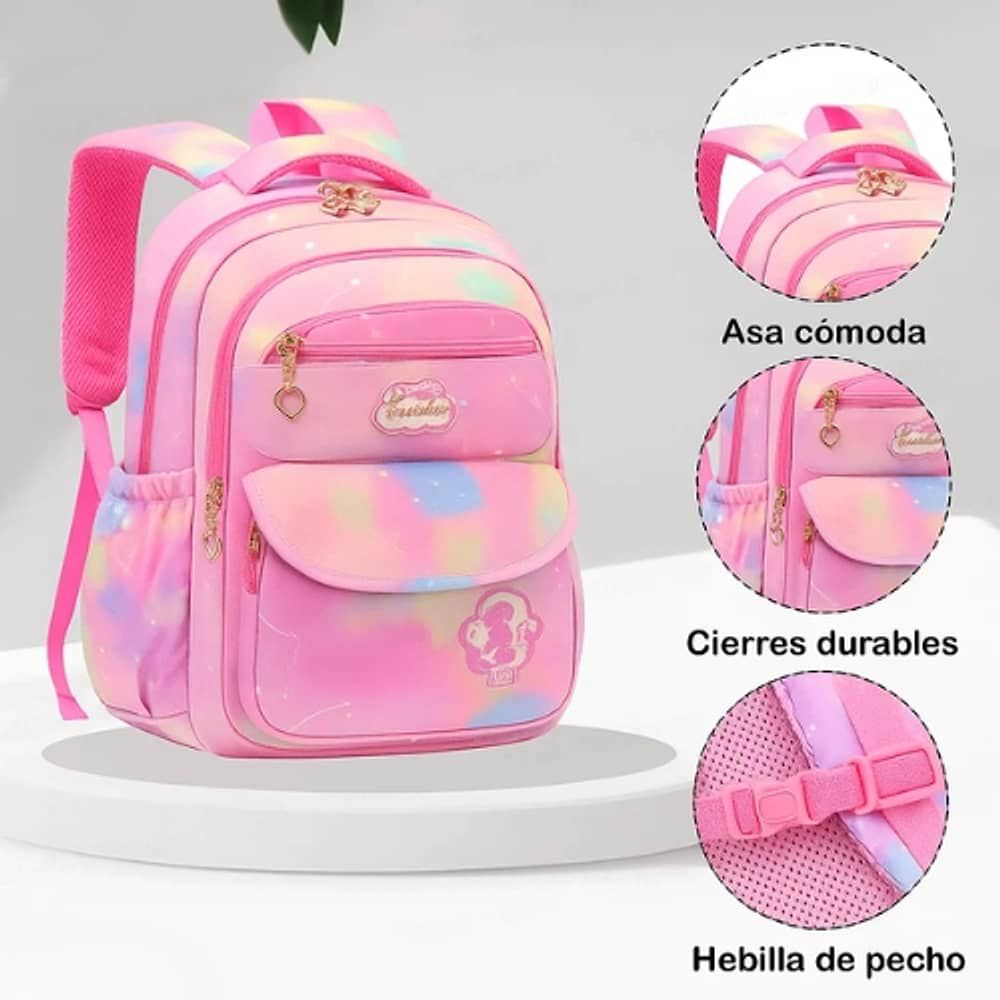 Mochila Escolar Kawaii Bolso Estudiantes Colegio Primaria image number 2.0