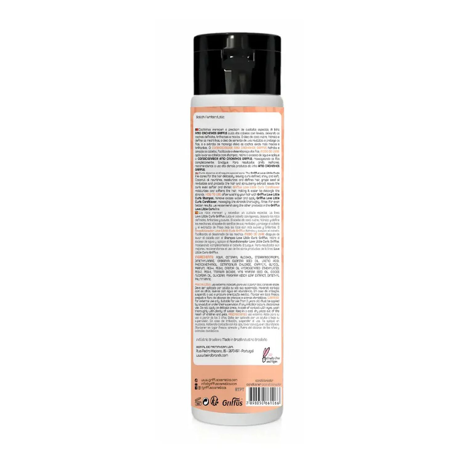 Acondicionador Amo Cachinhos 300ml Griffus image number 2.0