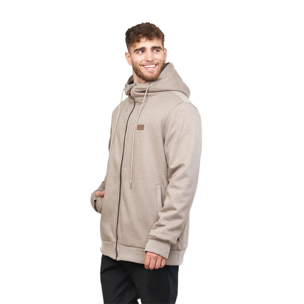 Polerón Con Sherpa Ride Season V2 Taupe Hombre Falcone image number 1.0